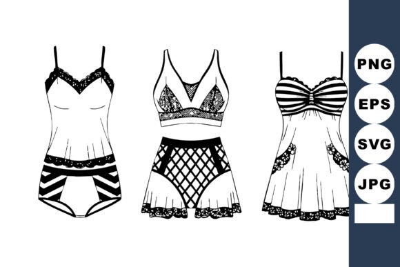 Download Womens Lingerie Flats Set - Premium Bundle